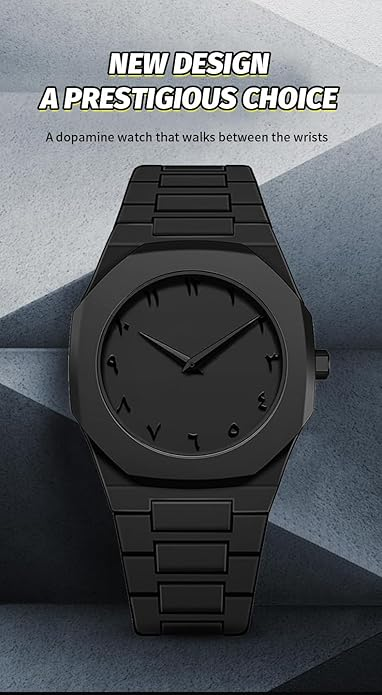 Black Arabic Aura Watch